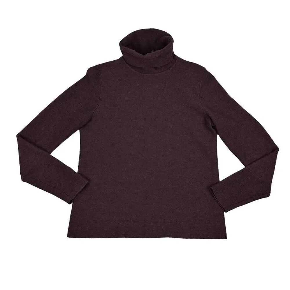 Eileen Fisher Merino Wool Turtleneck size XS Flawed